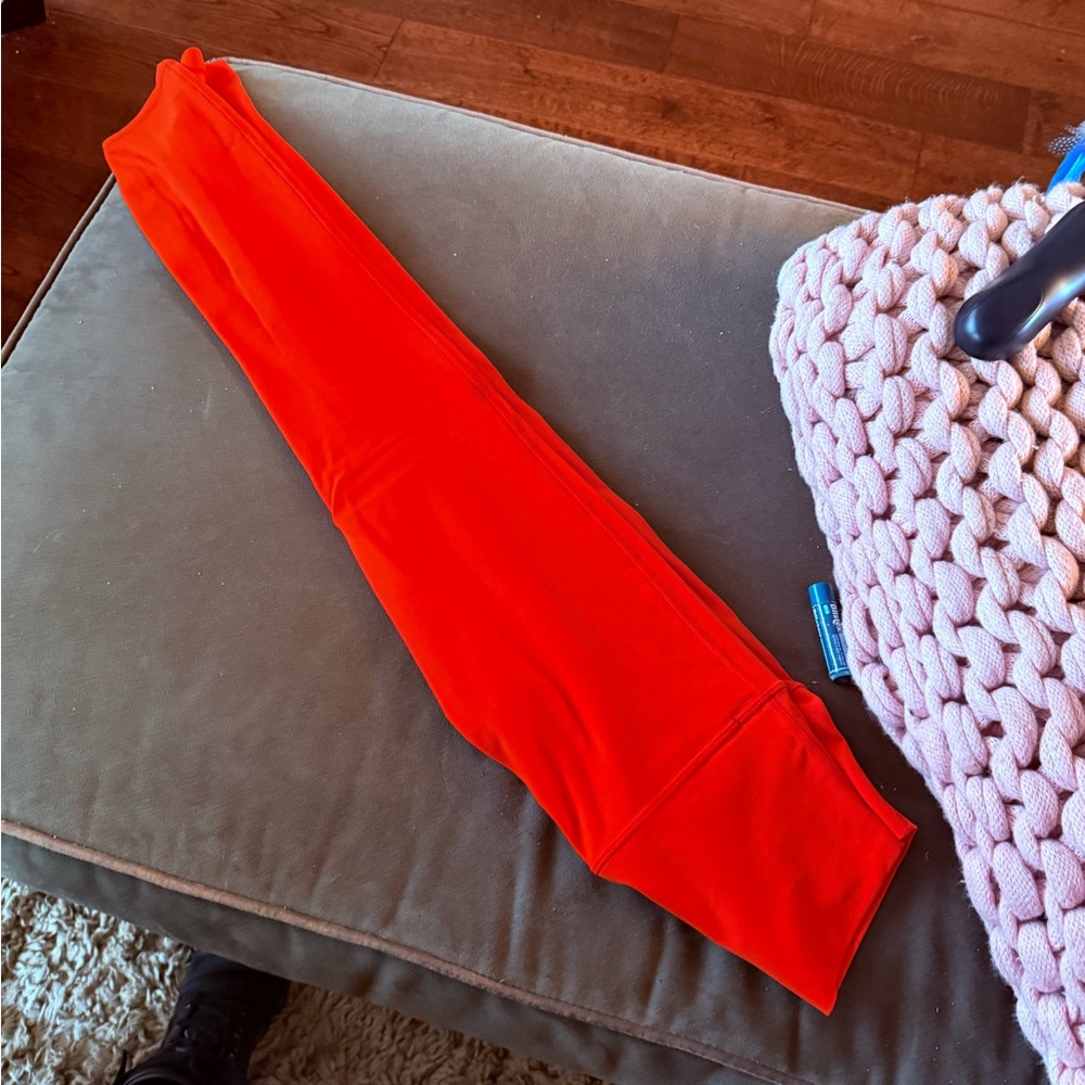 lululemon athletica Bright Orange Leggings